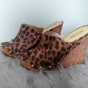 Michael Kors Cheetah print wedges